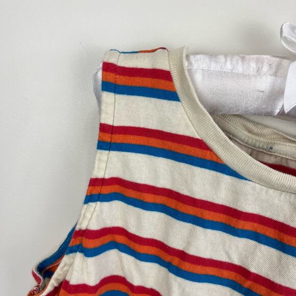 Melrose and Market Girls Striped Tank Top Medium 8/10 - Picture 2 of 5